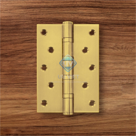 Bản lề lá, 4 vòng bi, inox 304, kích thước: 127 x 89 x 3 mm