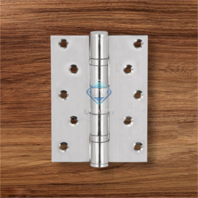 Bản lề lá, 2 vòng bi, inox 304, kích thước: 127 x 89 x 3 mm