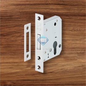 Thân khoá chốt chết, cho cửa bản lề, Startec, ruột khóa profile, khoản cách từ cạnh cửa đến tâm lỗ ruột khóa 55 mm