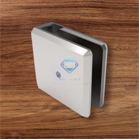 Bản lề phòng tắm, Kẹp tường gắn kính có tấm 90° Hafele, SUS 304