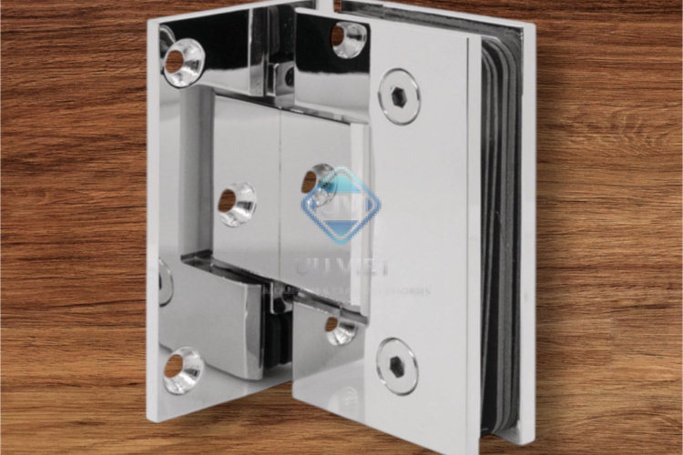 Bản lề kẹp Tường kính lệch
