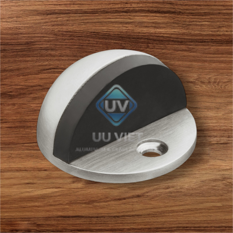 Chặn cửa gắn sàn, Inox