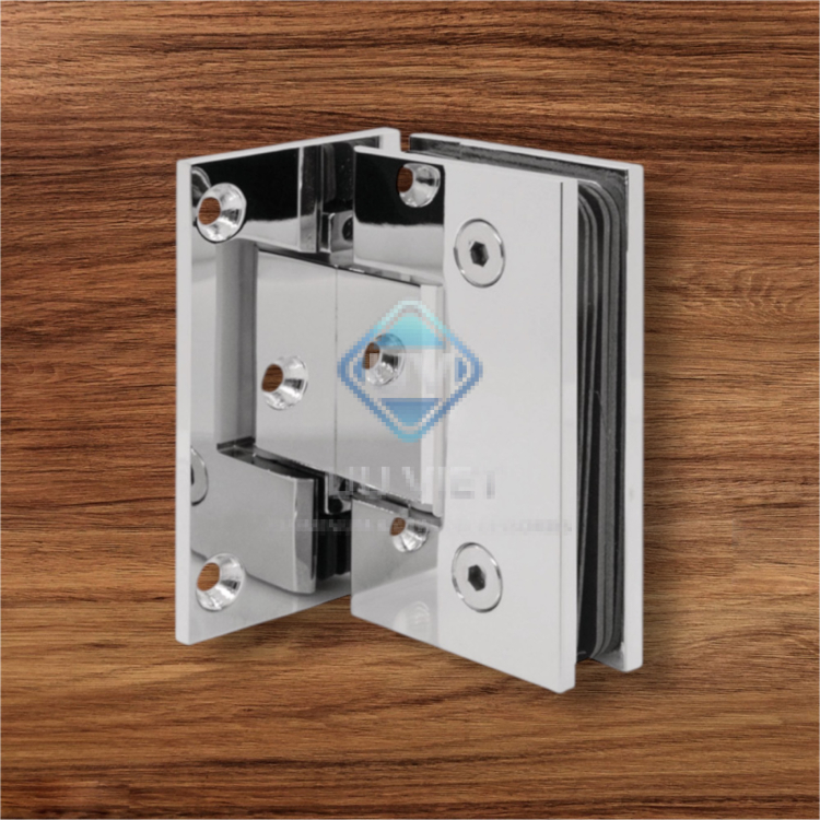 Bản lề kẹp Tường kính lệch