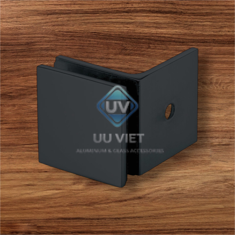 Bản lề cửa phòng tắm, Kẹp tường gắn kính có tấm 90°