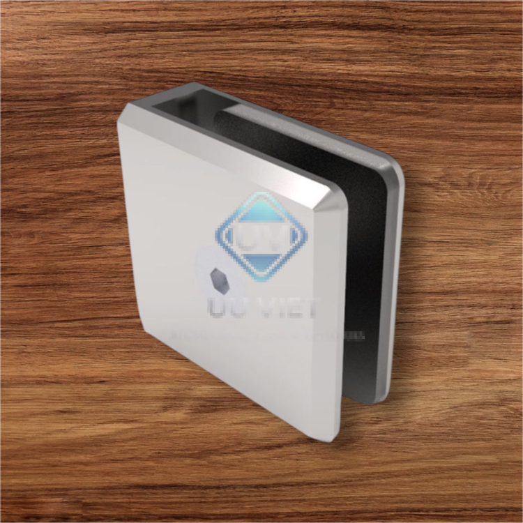 Bản lề phòng tắm, Kẹp tường gắn kính có tấm 90° Hafele, SUS 304